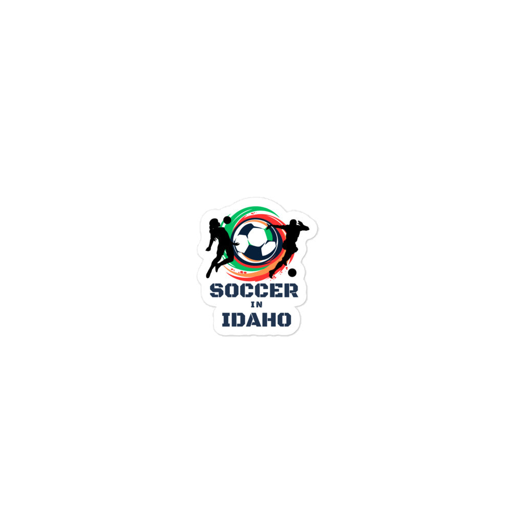 Soccer In Idaho Bubble-free stickers