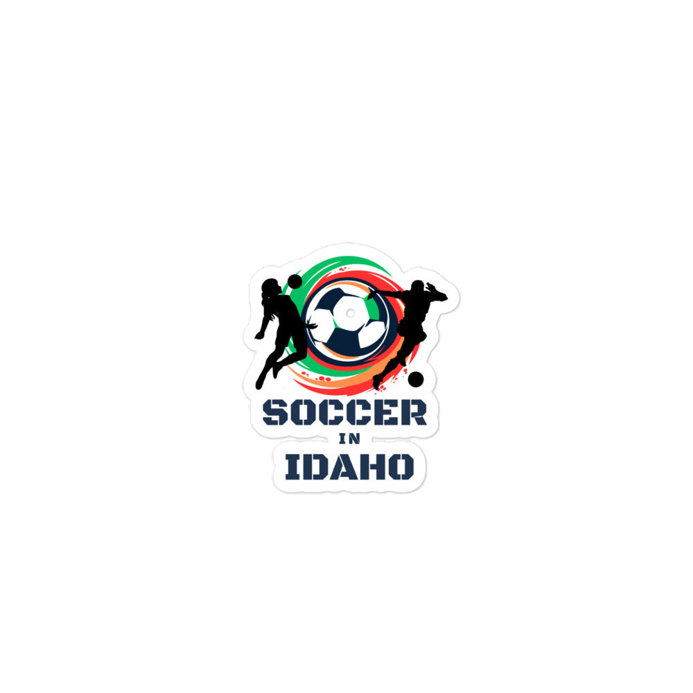 Soccer In Idaho Bubble-free stickers