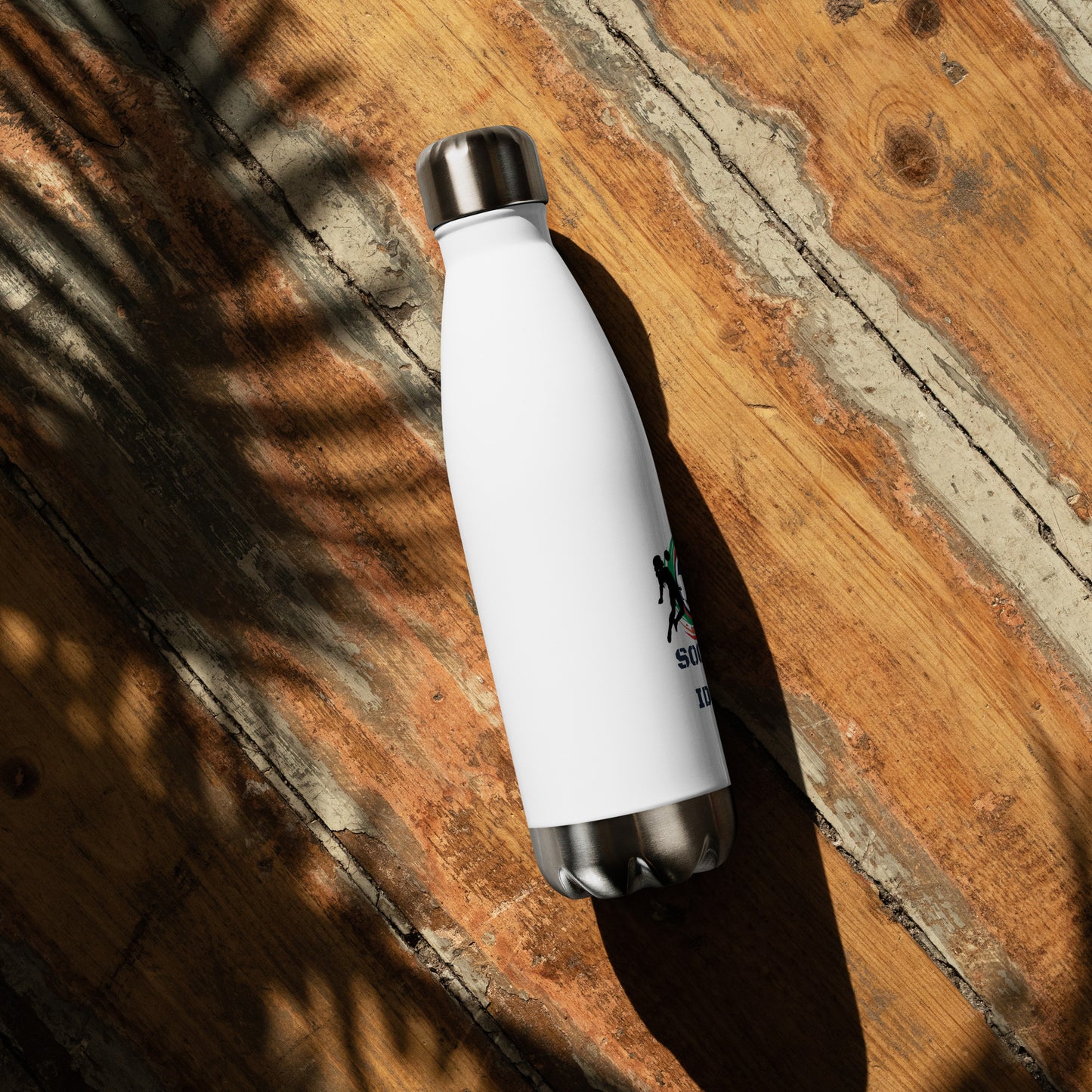 Soccer In Idaho Stainless steel water bottle