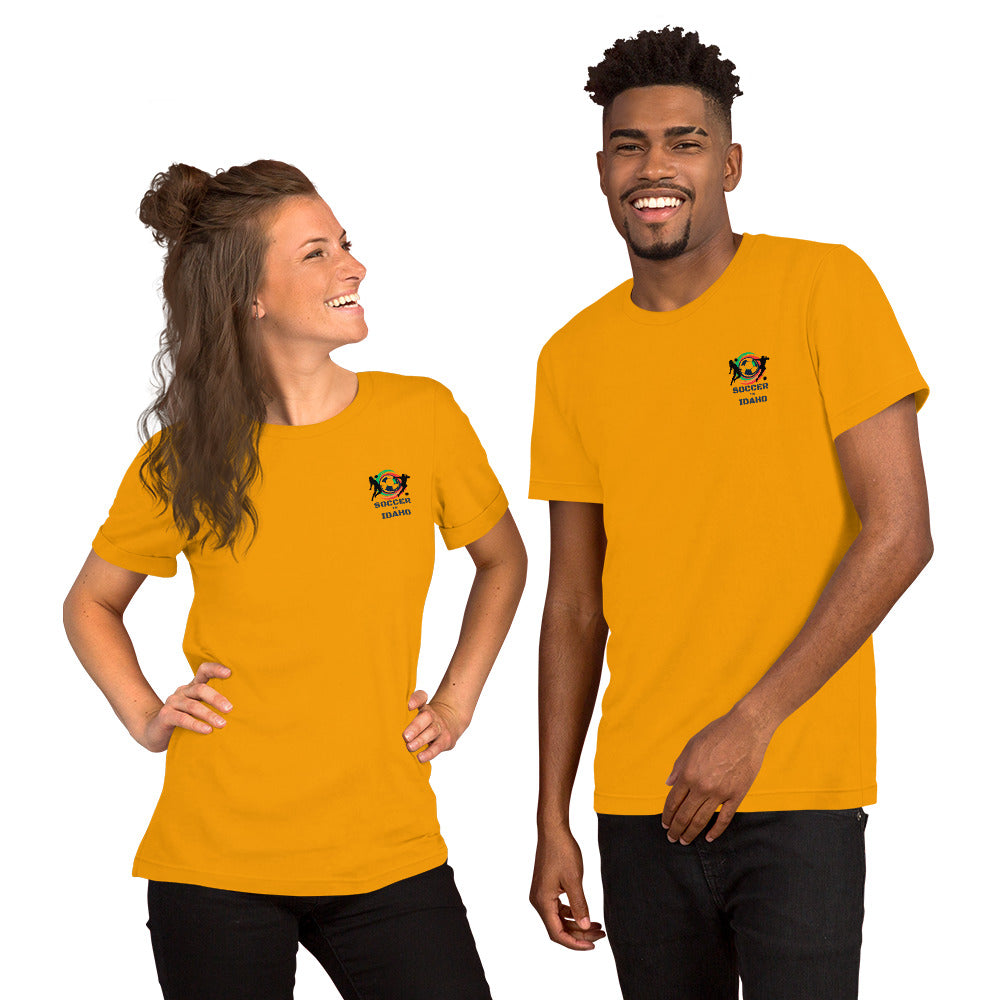 Soccer In Idaho Unisex t-shirt (Front)
