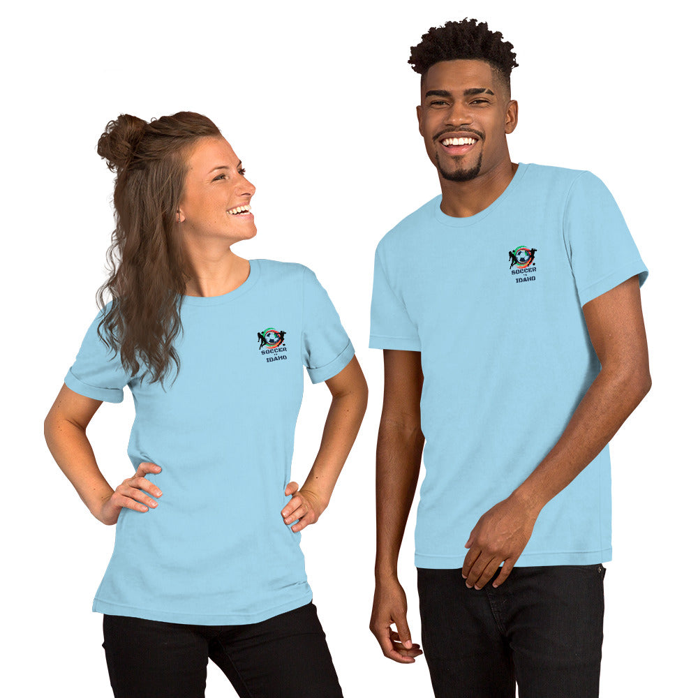 Soccer In Idaho Unisex t-shirt (Front)