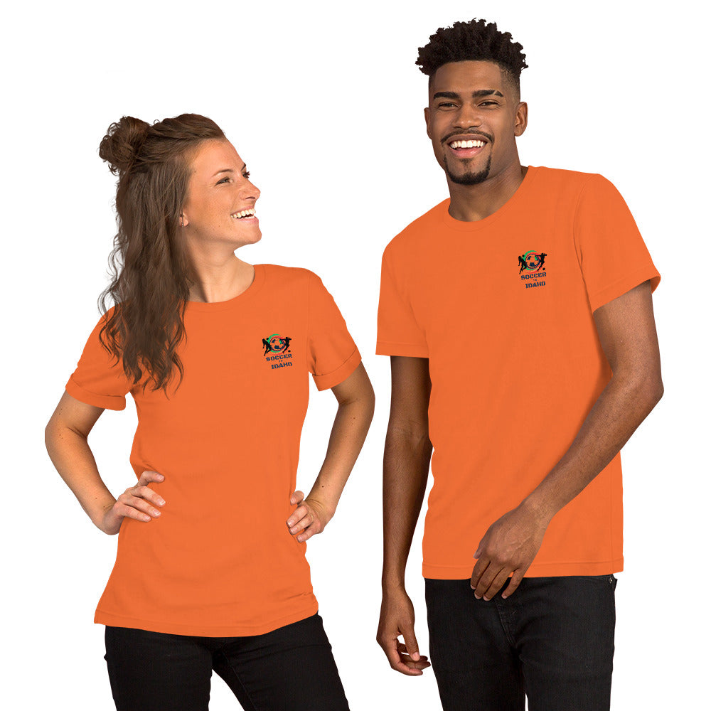 Soccer In Idaho Unisex t-shirt (Front)
