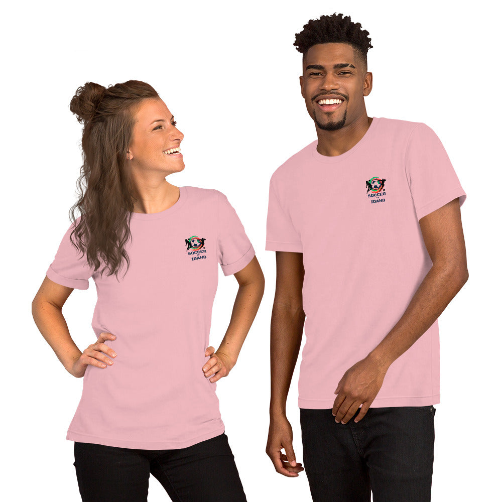 Soccer In Idaho Unisex t-shirt (Front)