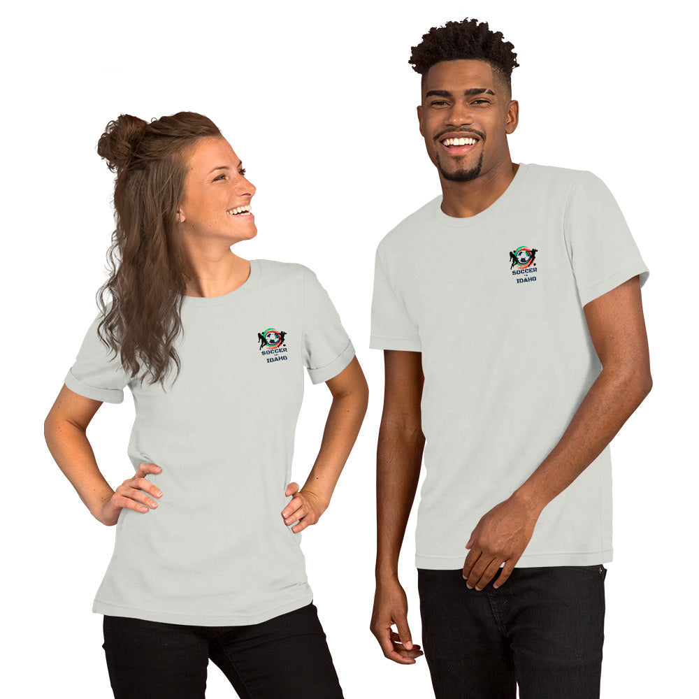 Soccer In Idaho Unisex t-shirt (Front)