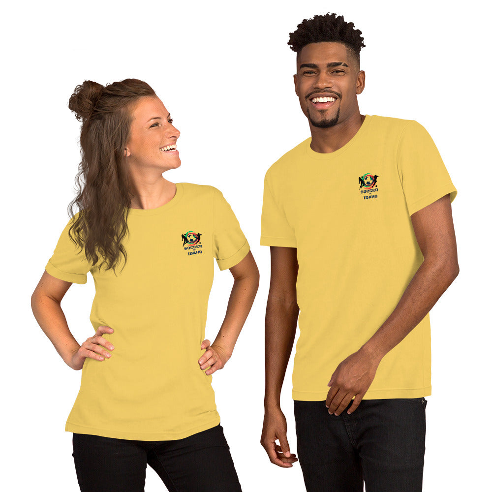 Soccer In Idaho Unisex t-shirt (Front)
